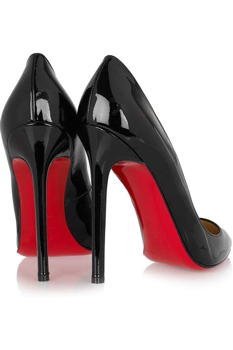 louis vuitton black heels with red bottom|louis vuitton platform heels red.